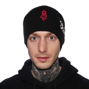 Шапка с вышивкой Rockway Slipknot (logo) черная Черный (00000005980)