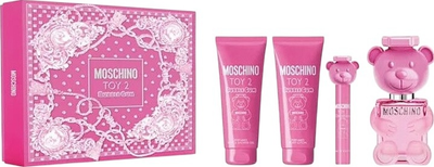 Набір для жінок Moschino Toy 2 Bubble Gum Туалетна вода 100 мл + Мініатюра Туалетна вода 10 мл + Лосьйон для тіла 100 мл + Гель для душу 100 мл (8011003903337)