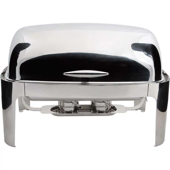 Чафиндиш (нагревательный бак) Roll-Top DELUX 670x520 мм, h-450 мм Stalgast 437010 AD-530-437010