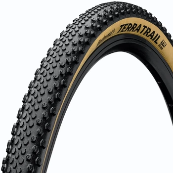 Велосипедна покришка безкамерна 28x1.50 чорна кремова Continental (101701)