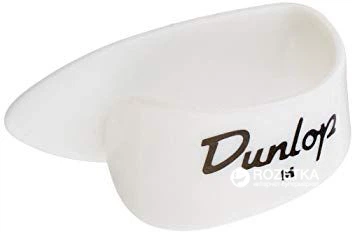 Медиатор-коготь Dunlop 9002R White Plastic ThumbPick Medium 12 шт.