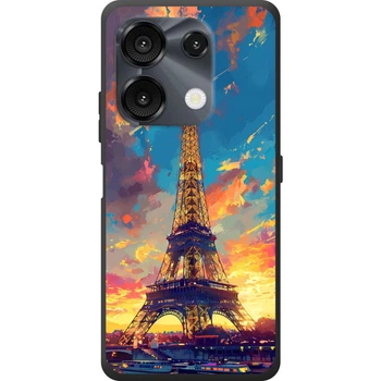Силиконовый Чехол с Картинкой для Umidigi G9 Принт (Париж, Эйфелева Башня) (67924-ysm038)