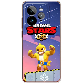 Силиконовый Чехол с Картинкой для Realme GT 7T Принт (Бравл Старс Эль Примо, Brawl Stars El Primo) (65747-ysm017)