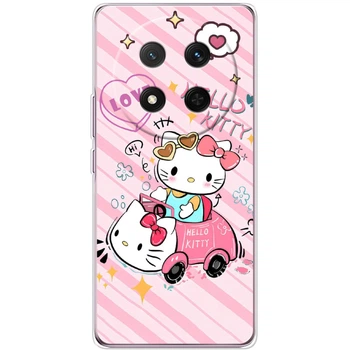 Силиконовый Чехол с Картинкой для Huawei Honor X9c Принт (Хеллоу Китти, Hello Kitty) (70722-ysm032)