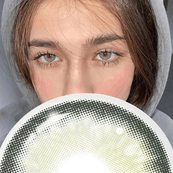 Зелені контактні лінзи – Молекула грин 2 шт. від ELITE Lens