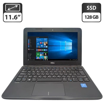 Нетбук Dell Latitude 3180 / 11.6" (1366x768) TN / Intel Pentium N4200 (4 ядра по 1.1 - 2.5 GHz) / 4 GB DDR3 / 128 GB SSD / Intel HD Graphics 505 / WebCam б/у