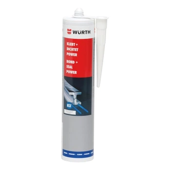 Клей-герметик Wurth K+D Power черный 300мл 08932353