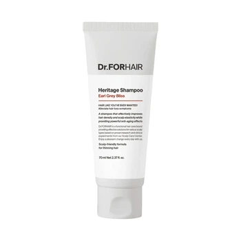 Шампунь для ослабленої шкіри голови та тонкого волосся Dr.FORHAIR Heritage Shampoo Earl Grey Bliss, 70 мл