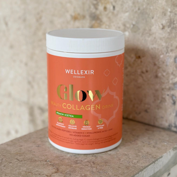 Suplement diety Wellexir Glow Beauty Drink Peach Ice Tea 360 g (5714720944449)