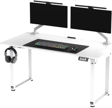Biurko gamingowe ULTRADESK Uplift V2 White (UDESK-UP-WTWT)