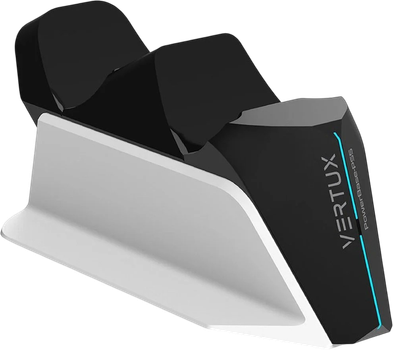 Подвійна зарядна станція Vertux Dual Dock для контролера PS5 Біла (6959144052557)