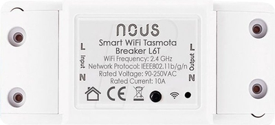 Inteligentny przekaźnik łącznikowy Nous L6T Tasmota TUYA (5905072800273)