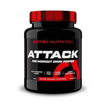 Предтренировочный комплекс Scitec Nutrition Attack 416 г, Blood orange
