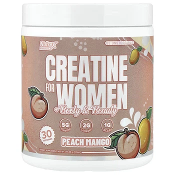 Креатин для женщин Nutrex Creatine for Women + Booty & Beauty 314,98 г, Peach Mango