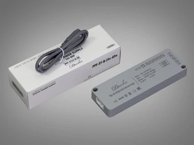 Тонкий управляемый блок питания для LED ленты Diasha 24V 60W IP20 2.5А