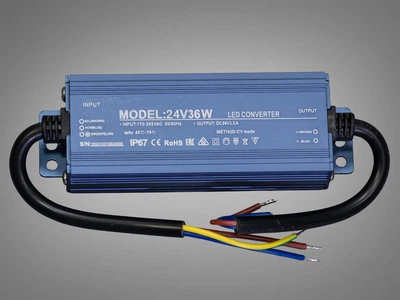 Блок питания для LED ленты Diasha 24V 36W IP68 1.5А