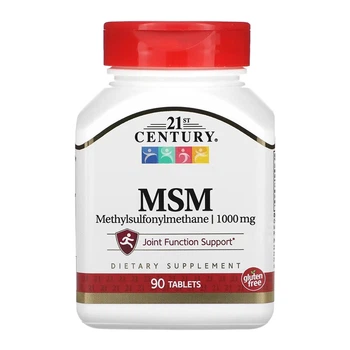 MSM 1000 mg - 90 tabs MSM 1000 мг для підтримки суглобів, зв’язок, хрящів та легкості руху