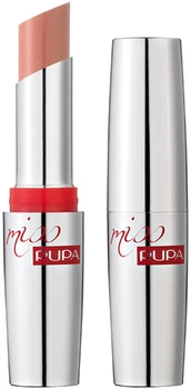 Помада для губ Pupa Miss Ultra Brilliant Lipstick 100 - Cream 2.4 мл