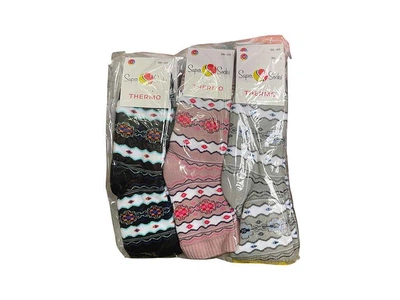 Шкарпетки SUPER SOCKS махра S_154 Орнамент р.36-40 12пар