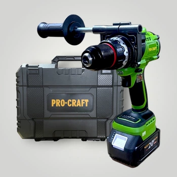 Акумуляторний ударний шуруповерт Procraft PA-18Pro BL (з АКБ і зарядним пристроєм)