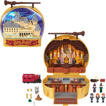 Коллекционный игровой набор Mattel Polly Pocket, Harry Potter Compact с 5 куклами и 11 аксессуарами