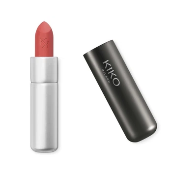 Матовая помада с пудровым финишем Kiko Milano Powder Power Lipstick 02 Indian red, 3,5 г