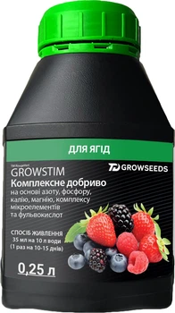 Добриво Plantin Growstim Rougevert для ягід 0.25 л (4820288920281)