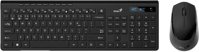 Zestaw bezprzewodowy Genius SlimStar 8230 Copilot Black (31340015409)