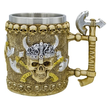Кружка Rockway Череп викинга с топорами (cup-058) (00000009827)
