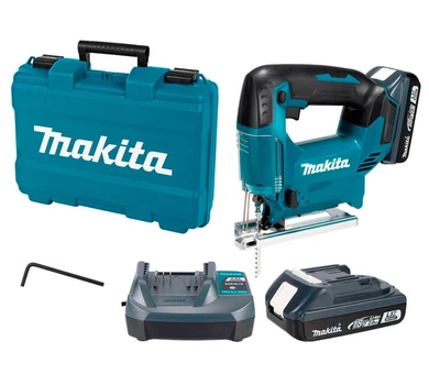 Аккумуляторный лобзик Makita LXT Basic DJV186WVE в кейсе с 2 акб 18V 2.0Ah и з/у DCB18WA (DJV186WVE)