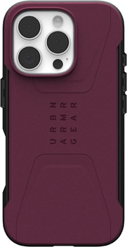 Etui UAG Civilian Magsafe dla Apple iPhone 16 Pro Bordeaux (AW82-0CE)