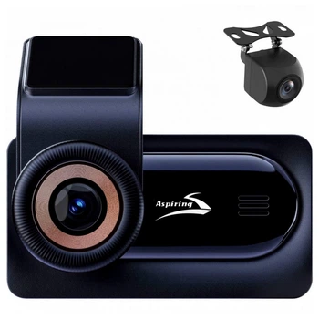 Автомобильный видеорегистратор Aspiring AT360 Dual 4G Wifi GPS