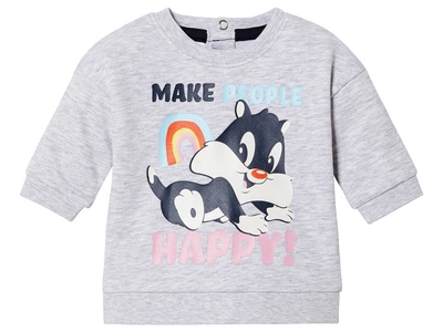 Світшот двунитка для дівчинки Disney Looney Tunes 412730 074-80 см (6-12 months) сірий