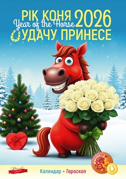 Подарунковий Календар 2026 Рік коня. Удачу принесе, Формат А3, від виробника