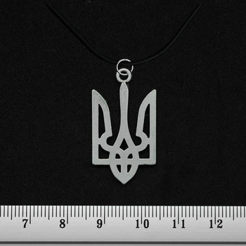 Кулон Трезубец большой (цвет стальной)
