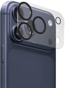 Защитное стекло для камеры смартфона Apple iPhone 17 Pro Intaleo Camera Lens Black (1283126630088)