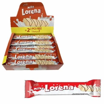 Вафлі Lorena Milky (молочні) (6*24шт) - 50 g