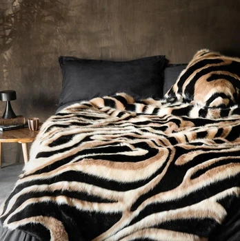 Покрывало плед Rockett St George Animal Swirl Faux Fur Throw (2х1.5м)
