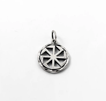 Подвеска кулон Коловрат Maxi Silver 9530 2 см Серебристый