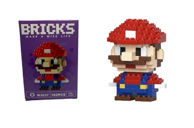 Дитячий конструктор 3D Bricks Super Mario 162 деталей Різнокольоровий (M3037)