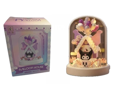 Детский конструктор 3D Model Hello Kitty 14 см Розовый (M3171)