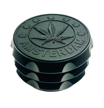 Гриндер для подрібнення тютюну Changfeng D&K CANNABIS DK-5083-4 50х38 мм Black (15713-hbr)