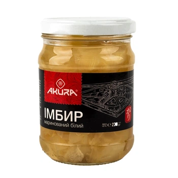 Имбирь маринованный Akura 230 г Белый
