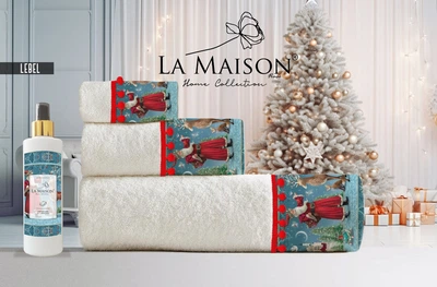 Подарочный набор полотенец La Maison, 3 шт. с ароматом Lebel