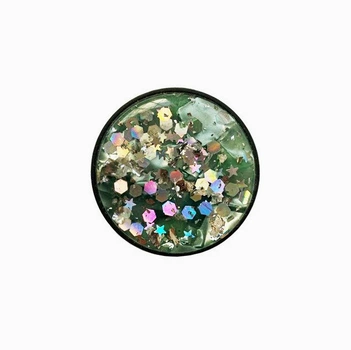 Попсокер Popsocket с дизайном Блестки Green (09)