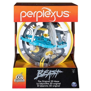 Головоломка у вигляді шару з лабіринтом на 100 перешкод Spin Master Perplexus Beast бежева SM33606/6053142