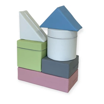 Мягкий модульный конструктор Hop-Hop "Старт-6" (6 деталей) – базовый набор мягких фигур для развития и игры.