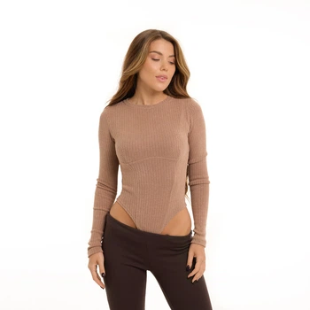 Боди Pobedov Juno женское Мокко S BLass3 169Smkk