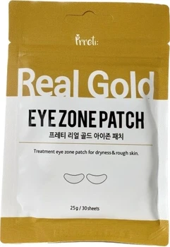 Тканевые патчи для зоны вокруг глаз с золотом Prreti Real Gold Eye Zone Patch 30 шт