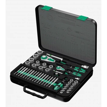 Набор инструментов Wera Zyklop Speed 8100 SA/SC 1/4", 1/2" 43 предмета (05160785001)